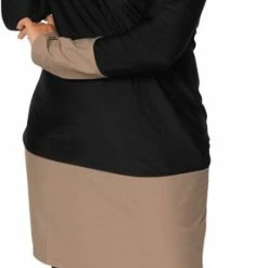 MYKINY BRAND BURKINI Pearl, UV Werende Jurk En Broek, Zwem Set, Dames, UV 50 Beschermende Zwem Tuniek En Zwem Broek M, Set ExclusiefTurban