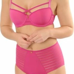 SAPPH - Rosie Voorgevormde BH Fuchsia - Maat 90E - Fuchsia Roze - Met Beugel - Dames