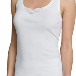 Schiesser Cotton Essentials 2PACK Tanktop Dames Onderhemd - Maat 50 -Lingerie-Dames-Badmode Winkel 312x840 3