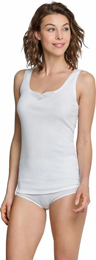Schiesser Cotton Essentials 2PACK Tanktop Dames Onderhemd - Maat 42 4 Schiesser Cotton Essentials 2PACK Tanktop Dames Onderhemd - Maat 42 - Afbeelding 4
