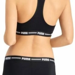 PUMA - Onderbroek Dames Iconic Mini Short - 2 Pack - Zwart - Maat: L -Lingerie-Dames-Badmode Winkel 313x840 1
