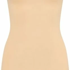 Bye Bra Invisible Jurk, Corrigerende Onderjurk, Slipdress Voor Dames, Shapewear Voor Dames, Verstelbare Bandjes, Beige , M