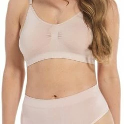 MAGIC Bodyfashion Bamboo Comfort Bra With Spaghetti Straps Rose Vrouwen - Maat L -Lingerie-Dames-Badmode Winkel 339x840 2