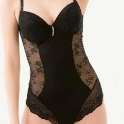 Merkloos Isabel Fashion Lingerie Body | Black Friday SALE - ZWART - Maat XL -Lingerie-Dames-Badmode Winkel 343x840 2