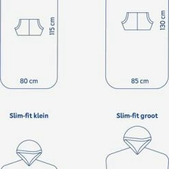 Merkloos Ponchy - Surf Poncho - Handdoek Poncho - Azul Velho - Maat Groot - Uniseks - Katoen -Lingerie-Dames-Badmode Winkel 359x840 2