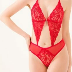 Merkloos Lizzy Body Sexy Cadeauverpakking Sets - ROOD -Maat M/L -Lingerie-Dames-Badmode Winkel 368x840
