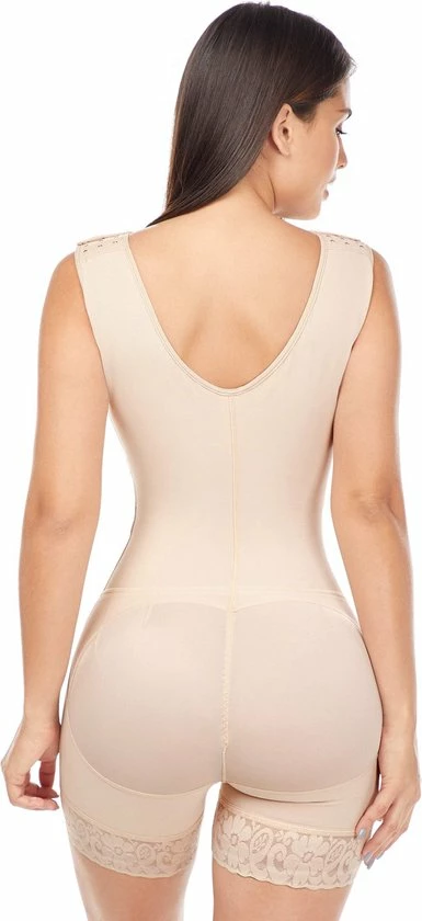 MariaE Maria E Colombiaanse Faja FQ102 Beige L - Drukpak BBL Liposuctie Buikwandcorrectie Postoperatief 2 MariaE Maria E Colombiaanse Faja FQ102 Beige L - Drukpak BBL Liposuctie Buikwandcorrectie Postoperatief - Afbeelding 2