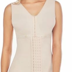 MariaE Maria E Colombiaanse Faja FQ102 Beige L - Drukpak BBL Liposuctie Buikwandcorrectie Postoperatief