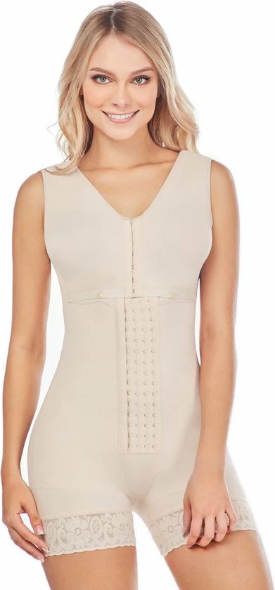 MariaE Maria E Colombiaanse Faja FQ102 Beige L - Drukpak BBL Liposuctie Buikwandcorrectie Postoperatief 1 MariaE Maria E Colombiaanse Faja FQ102 Beige L - Drukpak BBL Liposuctie Buikwandcorrectie Postoperatief
