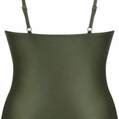 Hunkemöller Dames Badmode Badpak Lucia - Groen - Maat 36