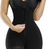 Chibaa - Slimming Bodysuit - Zwart - Maat: 3XL/4XL - Body Shaper - Shapewear - Corrigerende Body - Butt Lift - Afslank