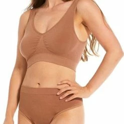 MAGIC Bodyfashion Bamboo Comfort Bra Mocha Vrouwen - Maat XL -Lingerie-Dames-Badmode Winkel 431x840