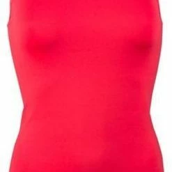 Beeren Dames Hemd Elegance - Breed Bandje - Donker Rood - Maat XL