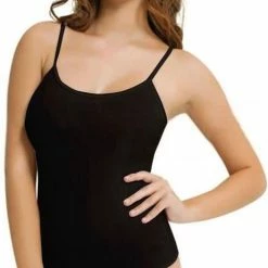 Koelmax Stringbody - Spaghetti Band - Zwart - Maat L