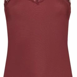 Ten Cate Secrets Seasonal Spaghetti Lace Top 31912 Bordeaux-L
