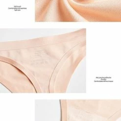 Merkloos Naadloos Ondergoed - Maat L - 3 Stuks/verpakking - Spoorloze Bikini - Seamless Underwear - Size L - Second Skin Thongs - 3pcs/pack -Traceless Bikini 25 Merkloos Naadloos Ondergoed - Maat L - 3 Stuks/verpakking - Spoorloze Bikini - Seamless Underwear - Size L - Second Skin Thongs - 3pcs/pack -Traceless Bikini -Lingerie-Dames-Badmode Winkel 491x840