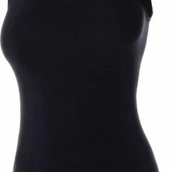 Brubeck Ondergoed Dames Hemd - Grote Maten Naadloos Met Merino Wol - Zwart 3XL -Lingerie-Dames-Badmode Winkel 505x840 2