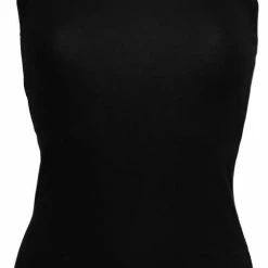 Boru Bamboo - Onderhemd Dames - Spaghetti Bandjes - Zwart - Maat S -Lingerie-Dames-Badmode Winkel 505x840