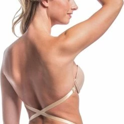 HEJ Natural Multiway Bra - Strapless Ondergoed Lingerie - Multifunctionele Bh - Beige Nude Latte - S7 -Lingerie-Dames-Badmode Winkel 518x840