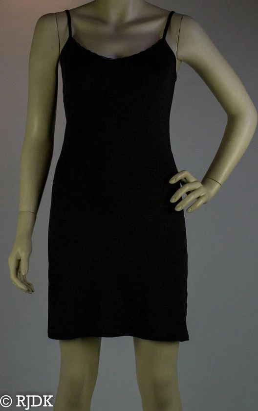 Merkloos J&C Dames Onderjurk XL - Zwart 5 Merkloos J&C Dames Onderjurk XL - Zwart - Afbeelding 5