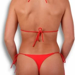DERRINS STRING BIKINI Rood - Bikini Dames - Bikini Set - Sexy Bikini - Bikini Vrouwen - High Waist Bikini -Lingerie-Dames-Badmode Winkel 529x840 4