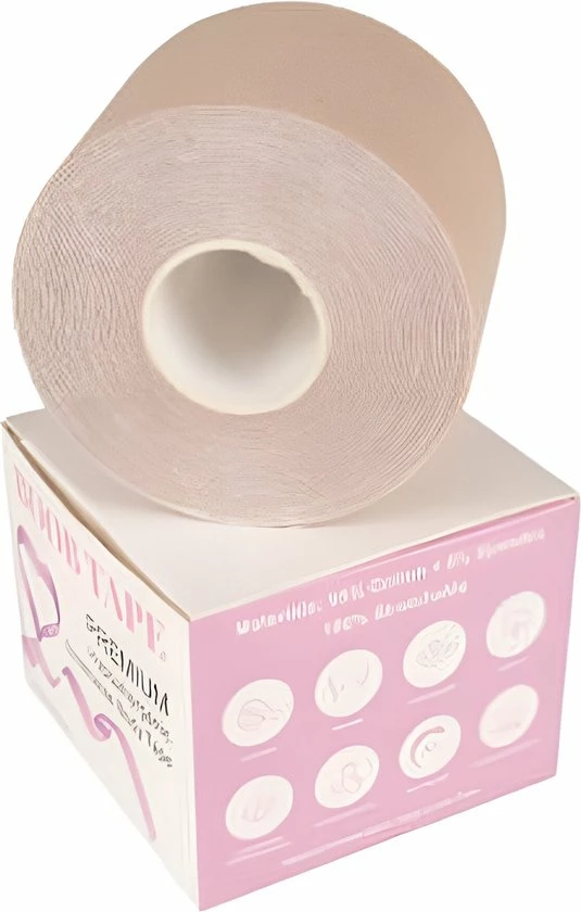 Boob Tape - Boobtape - Borst Tape - Fashion Tape - BH Push Up - BH Tape - Premium Boob Tape 5 Meter 8 Boob Tape - Boobtape - Borst Tape - Fashion Tape - BH Push Up - BH Tape - Premium Boob Tape 5 Meter - Afbeelding 8