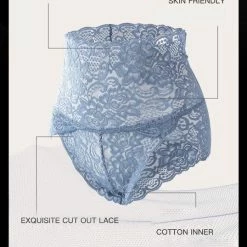 Merkloos 3 In 1 Dames Naadloze Kanten Hipster | Hoge Taille Slips | Butt Lifter | Zwart - Maat S - 3 Stuks -Lingerie-Dames-Badmode Winkel 538x840 1