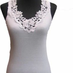 Merkloos Toker Dames Hemd Kant, Breed Bandje 228/1 - 50 - Wit -Lingerie-Dames-Badmode Winkel 543x840 1