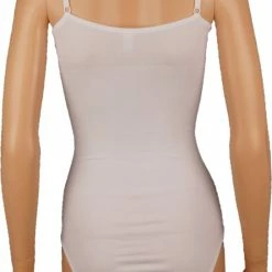 Merkloos Corrigerende Dames Body Met Verstelbare Bandjes Wit - Maat S/M -Lingerie-Dames-Badmode Winkel 544x840 6