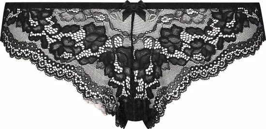 Hunkemöller Dames Lingerie Brazilian Chelsea - Zwart - Maat S 5 Hunkemöller Dames Lingerie Brazilian Chelsea - Zwart - Maat S - Afbeelding 5