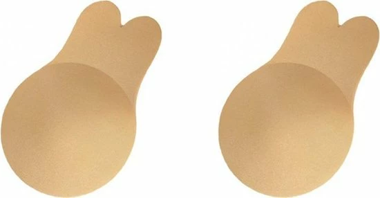 Merkloos Plak BH Push-up Superior Tepelbedekker - Beige - AB 1 Merkloos Plak BH Push-up Superior Tepelbedekker - Beige - AB