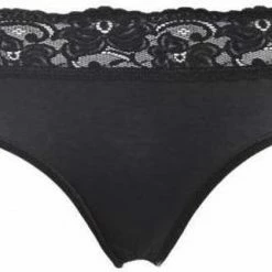 Sloggi Romance Dames Midi Slip Met Kant - Zwart - Maat 44 -Lingerie-Dames-Badmode Winkel 550x321 2