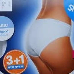 Sloggi Basic+ Dames Mini Slip - 4-pack - Wit - Maat 44 -Lingerie-Dames-Badmode Winkel 550x330 4