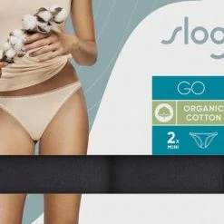 Sloggi Dames GO 2-Pack Mini 10207366/0004-M -Lingerie-Dames-Badmode Winkel 550x332 1