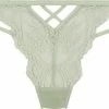 Hunkemöller Dames Lingerie 3-pack String Yakira - Groen - Maat XL