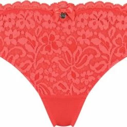 Hunkemöller Dames Lingerie String Rose - Rood - Maat S