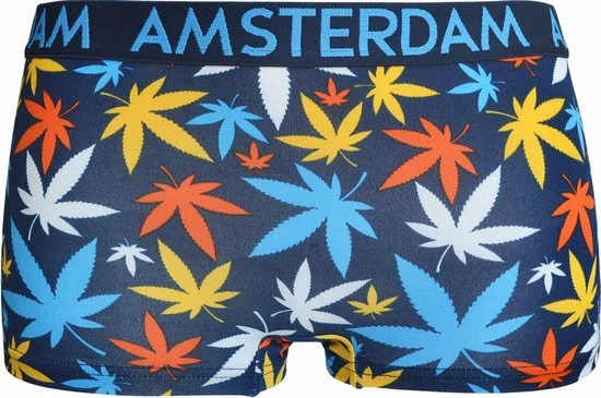 Fine Woman 8034 Amsterdam Boxershorts - Dames – Wietblad - 5 Pak - XL 3 Fine Woman 8034 Amsterdam Boxershorts - Dames – Wietblad - 5 Pak - XL - Afbeelding 3