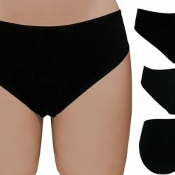 VANILLA - Dames Ondergoed, Dames Slip, Lingerie - 5 Stuks - Egyptisch Katoen - Zwart - 3XL -Lingerie-Dames-Badmode Winkel 550x367 12