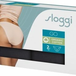 Sloggi Dames Basic Tai GO Organische Slip 2-pack - M - Zwart -Lingerie-Dames-Badmode Winkel 550x370 1