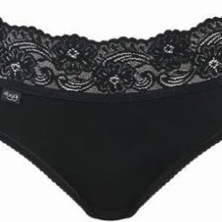 Sloggi Romance Dames Midi Slip Met Kant - Zwart - Maat 38 -Lingerie-Dames-Badmode Winkel 550x372 2