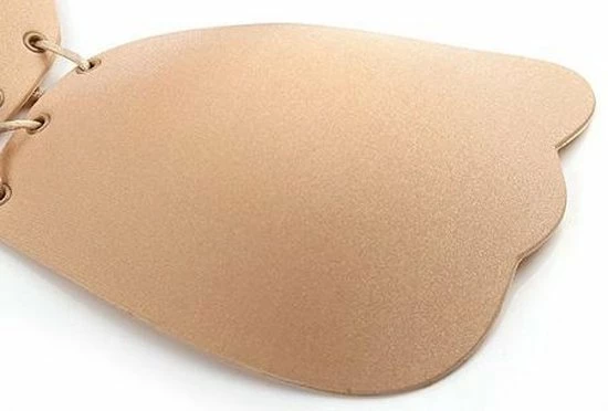 Merkloos Strapless Plak BH - Met Push Up Door De Vetersluiting - Cup C - Beige / Huidskleur 3 Merkloos Strapless Plak BH - Met Push Up Door De Vetersluiting - Cup C - Beige / Huidskleur - Afbeelding 3
