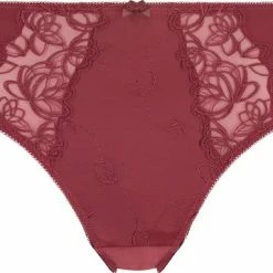 Hunkemöller Dames Lingerie Hoge Slip Diva - Rood - Maat M