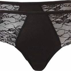 Ten Cate Slip Lace Midi Zwart - Maat XL