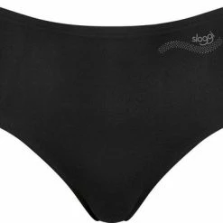 Sloggi Zero One Dames Midi Slip - Zwart - Maat L