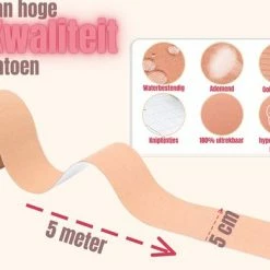 Merkloos Fairy Sister Boob Tape - Boobtape - Fashion Tape - BH Tape - Plak BH - 5 Meter - Zwart 13 Merkloos Fairy Sister Boob Tape - Boobtape - Fashion Tape - BH Tape - Plak BH - 5 Meter - Zwart -Lingerie-Dames-Badmode Winkel 550x389 1