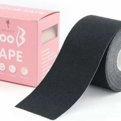Merkloos Fairy Sister Boob Tape - Boobtape - Fashion Tape - BH Tape - Plak BH - 5 Meter - Zwart