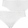 Hunkemöller Lingerie Dames 2-pack Slips Angie - Wit - Maat M
