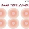 Ronyse Tepelcovers - Set Van 3 Paar - Nipple Covers - Siliconen Tepelbedekkers - Tepelpads - Herbruikbaar - Tepelplakkers - Tepelstickers - Ronde Boob Tape Voor Tepels