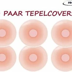 Ronyse Tepelcovers - Set Van 3 Paar - Nipple Covers - Siliconen Tepelbedekkers - Tepelpads - Herbruikbaar - Tepelplakkers - Tepelstickers - Ronde Boob Tape Voor Tepels