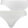 Hunkemöller Lingerie Dames 2-pack Strings Angie - Wit - Maat XS